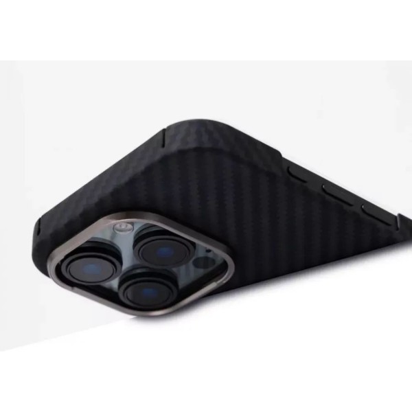 Фото - Чехол для смартфона Proove Carbon Slim with Magnetic Ring iPhone 13 Pro full black (59882)