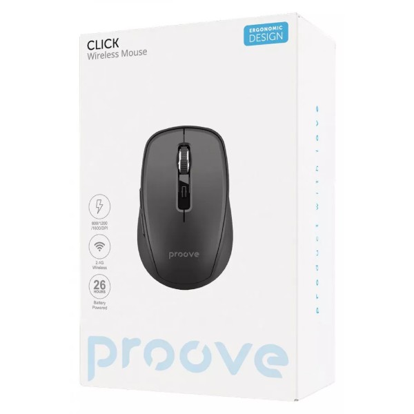Фото - Миша бездротова Proove Click Black (WMCL00000001)