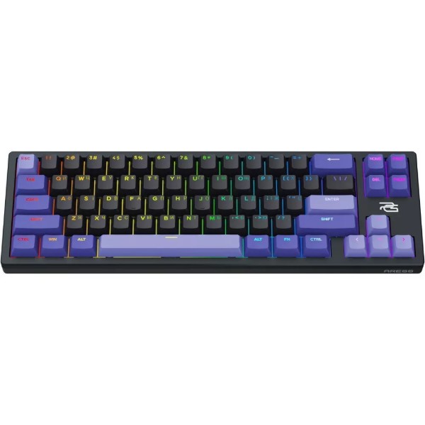Фото - Клавиатура проводная игровая Proove Gaming Aress (Ukraine Layout) black/purple (MKAR00022416)