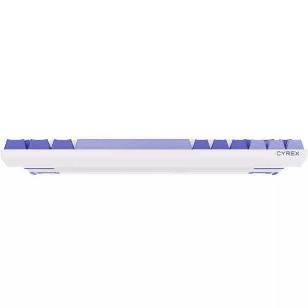 Фото - Клавиатура проводная игровая Proove Gaming Cyrex (Ukraine Layout) white/purple (MKCR00022417)