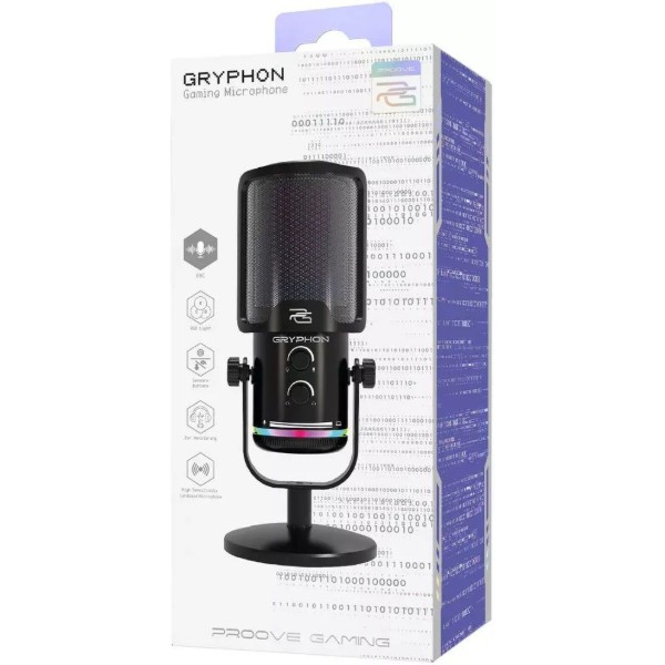 Фото - Микрофон для компьютера проводной Proove Gaming Gryphon black (GMGR00022001)