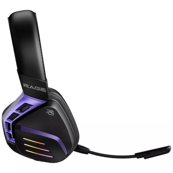 Фото - Гарнітура бездротова ігрова Proove Gaming Rage (APP) black/purple (WHRG00020001)