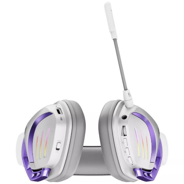 Фото - Гарнитура беспроводная игровая Proove Gaming Rage (APP) white/purple (WHRG00020002)