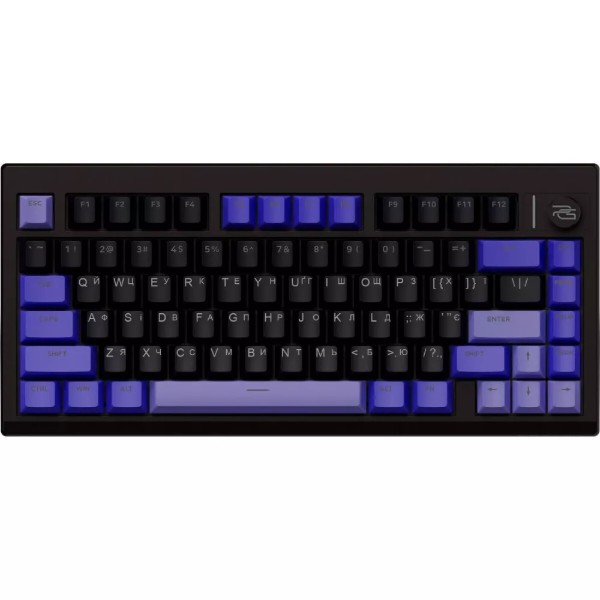 Фото - Клавиатура беспроводная игровая Proove Gaming Raster (Ukraine Layout) black/purple (WKRS00022416)