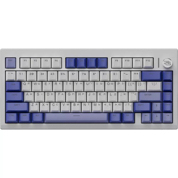 Фото - Клавиатура беспроводная игровая Proove Gaming Raster (Ukraine Layout) white/purple (WKRS00022417)