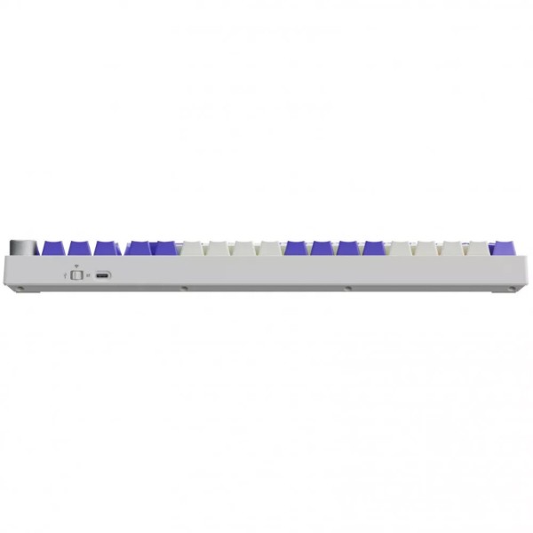 Фото - Клавиатура беспроводная игровая Proove Gaming Slicker Pro (Ukraine Layout) White/Purple (WKSLP0022417)