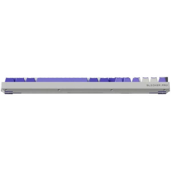Фото - Клавиатура беспроводная игровая Proove Gaming Slicker Pro (Ukraine Layout) White/Purple (WKSLP0022417)