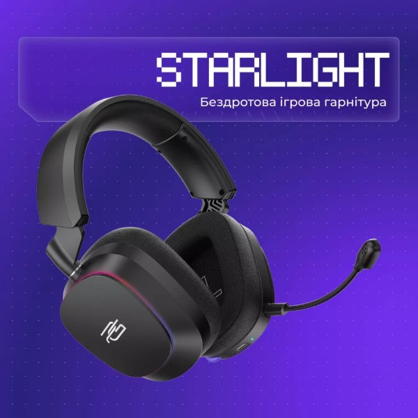 Фото - Гарнитура беспроводная игровая Proove Gaming Starlight (APP) white/purple (WHSR00020017)
