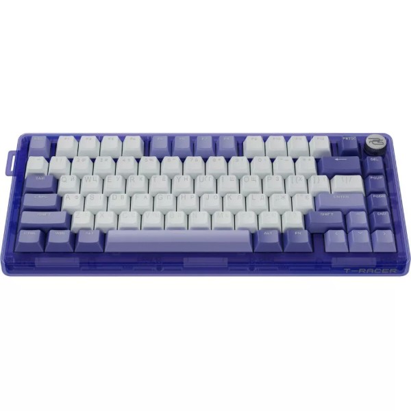Фото - Клавиатура беспроводная игровая Proove Gaming T-Racer (Ukraine Layout) purple/white (WKTR00022417)