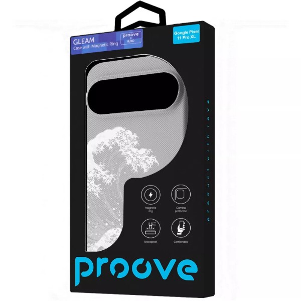 Фото - Чехол для смартфона Proove Gleam Case with Magnetic Ring Google Pixel 11 Pro XL white waves (PCGCGPGX1170)