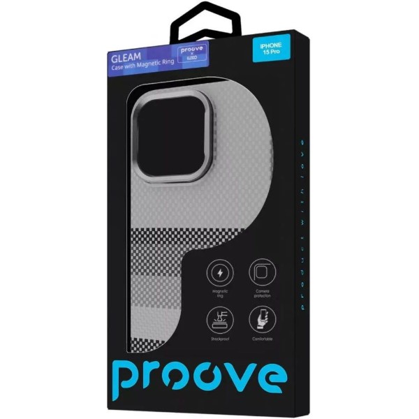 Фото - Чехол для смартфона Proove Gleam Case with Magnetic Ring iPhone 15 Pro blue ocean (PCGCIP15P095)