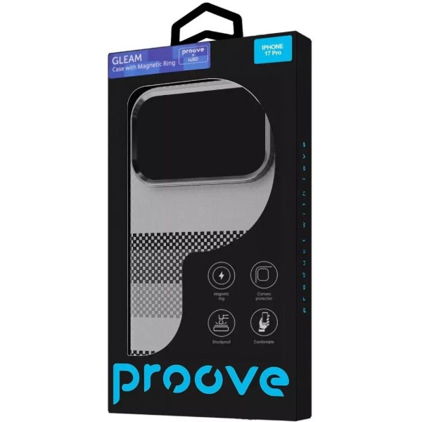 Фото - Чехол для смартфона Proove Gleam Case with Magnetic Ring iPhone 17 Pro blue ocean (PCGCIP17P095)