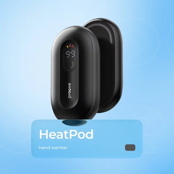 Фото - Грелка аккумуляторная Proove для рук HeatPod black (HWHP00002001)