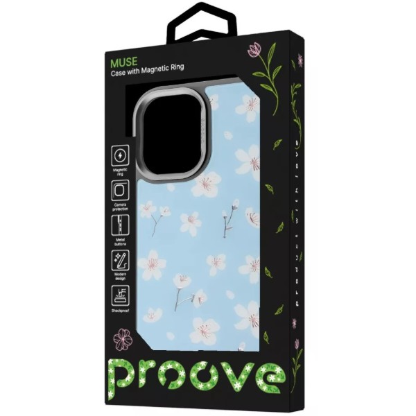 Фото - Чехол для смартфона Proove Muse Fleur Case with Magnetic Ring iPhone 17 figs (PCMFIP1700B4)