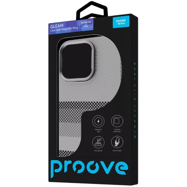 Фото - Чохол для смартфону Proove Gleam Case with Magnetic Ring iPhone 16 Pro black blaze (PCGCIP16P0A8)