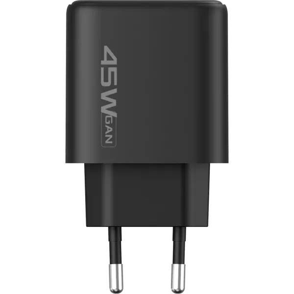 Фото - Мережевий зарядний пристрій Proove Silicone Power 2 45W (Type-C+USB) black (WCSP24110001)