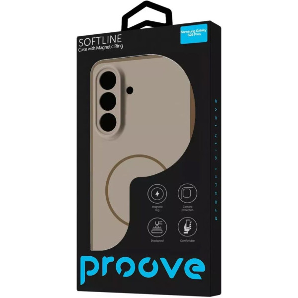 Фото - Чохол для смартфону Proove Softline Case with Magnetic Ring Samsung Galaxy S26 Plus black (PCLCSGSP262)