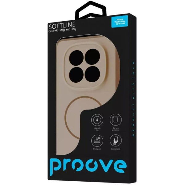 Фото - Чохол для смартфону Proove Softline Case with Magnetic Ring Xiaomi Redmi Note 15 Pro 4G green (PCLCXRP1546)