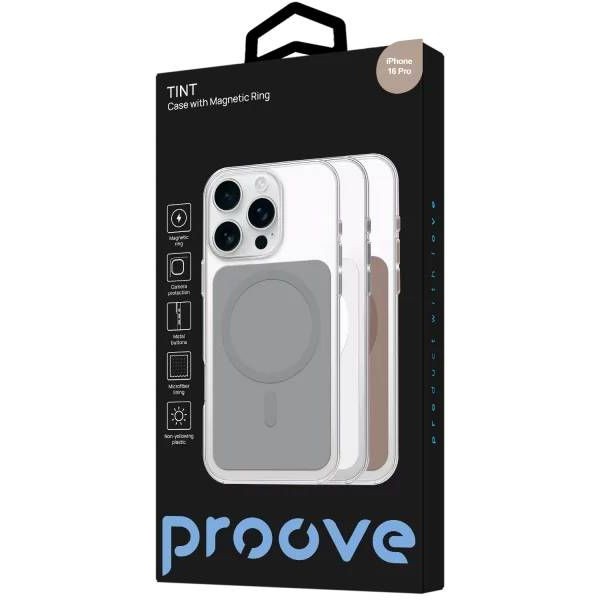 Фото - Чохол для смартфону Proove Tint Case with Magnetic Ring iPhone 16 Pro white (PCTCIP16P027)