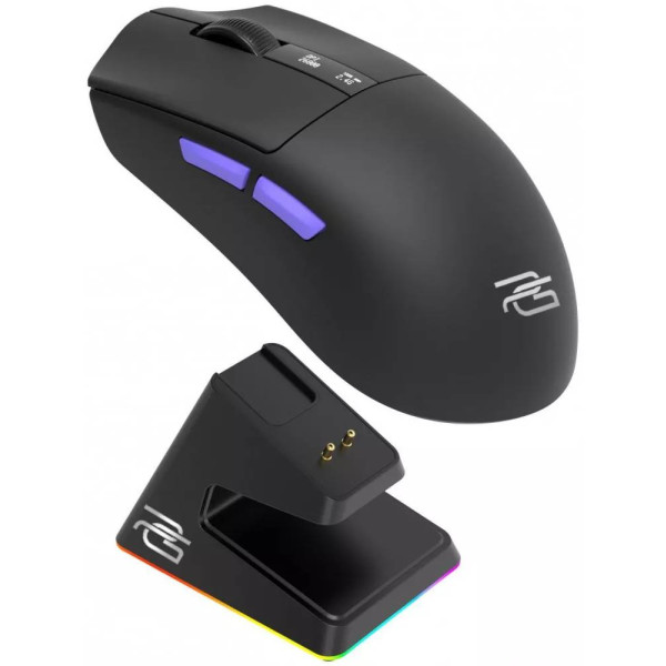 Фото - Мышь беспроводная игровая Proove Gaming Jester 8K with Charging Dock white/purple (WMJSCD022017)