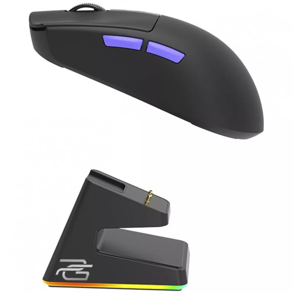 Фото - Мышь беспроводная игровая Proove Gaming Jester 8K with Charging Dock white/purple (WMJSCD022017)