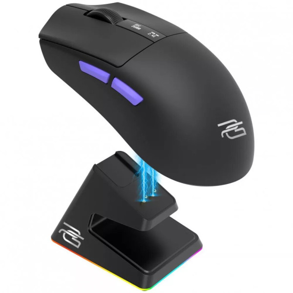 Фото - Мышь беспроводная игровая Proove Gaming Jester 8K with Charging Dock white/purple (WMJSCD022017)