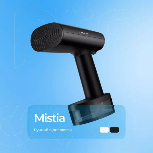 Фото - Вертикальний відпарювач ручний Proove Mistia 1640W black (HSPM16400001)