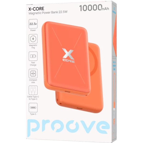 Фото - Батарея мобильная Proove X-Core 22.5W 10000mAh orange (PNXC22010018)