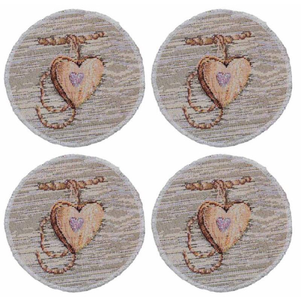 Фото - Салфетка для сервировки Прованс Лавандовый садик D11 см (044357)