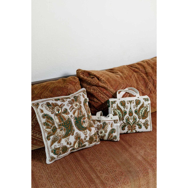 Фото - Подушка декоративна Прованс Косівські мотиви 45х45 см (044463)