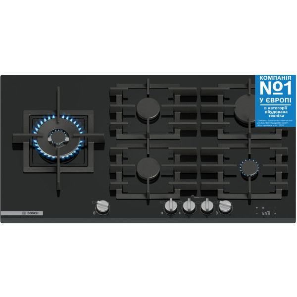 Фото - Варильна поверхня газова Bosch PRS9A6H40