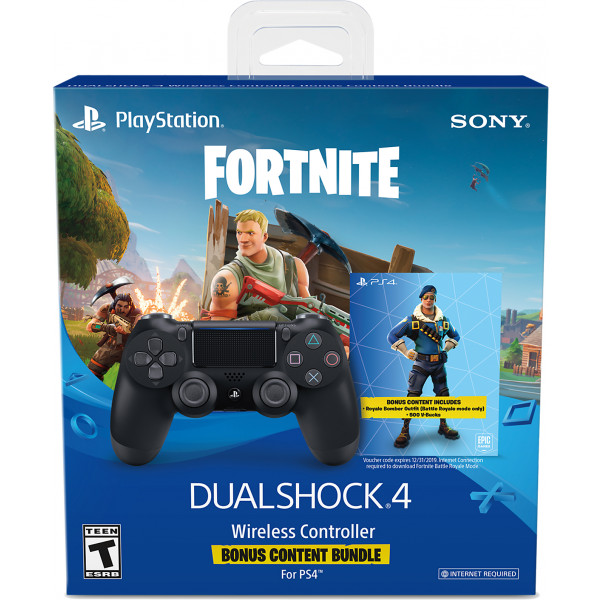 PS4 Dualshock v2 Jet Black Fortnite