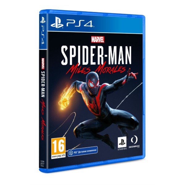 Фото - Ігровий диск PS4 Marvel Spider-Man. Miles Morales (Безкоштовне оновлення до версії PS5)