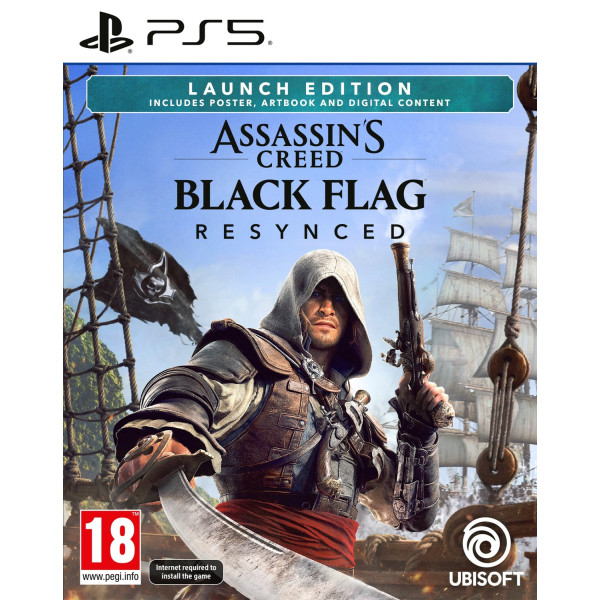 Фото - Игровой диск PS5 Assassin's Creed Black Flag Resynced Launch Edition