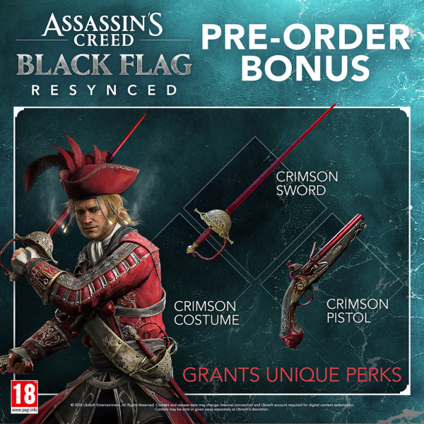 Фото - Игровой диск PS5 Assassin's Creed Black Flag Resynced Launch Edition