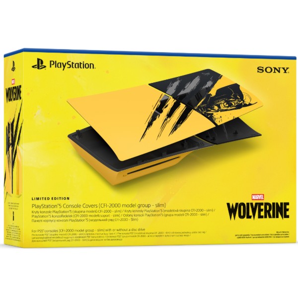 Фото - Панелі корпусу консолі PS5 PlayStation 5 Standard & Digital [Marvel's Wolverine Limited Edition]