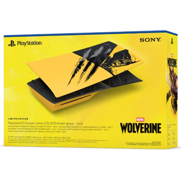 Фото - Панелі корпусу консолі PS5 PlayStation 5 Standard & Digital [Marvel's Wolverine Limited Edition]