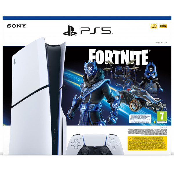 Фото - Игровая приставка PlayStation 5 Slim [Fortnite® Cobalt Star Bundle]