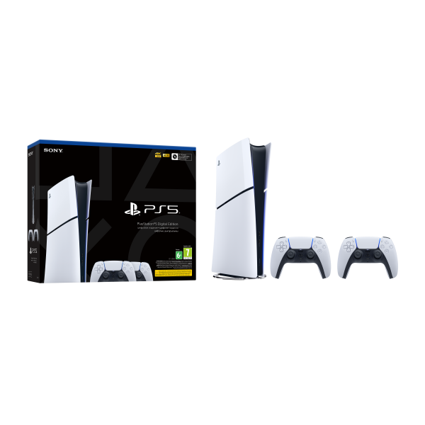 Игровая приставка PlayStation 5 Slim Digital Edition + DualSense Игровая приставка PlayStation 5 Slim Digital Edition + DualSense