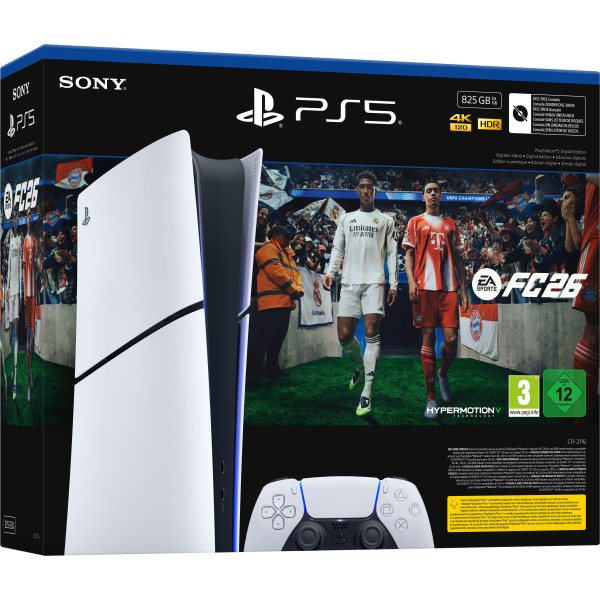 Фото - Ігрова приставка PlayStation 5 Slim Digital Edition + EA SPORTS FC 26 (код)