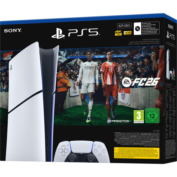 Фото - Ігрова приставка PlayStation 5 Slim Digital Edition + EA SPORTS FC 26 (код)