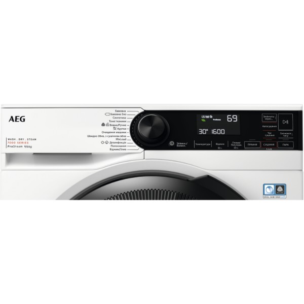 Фото - Прально-сушильна машина AEG LWR73964BU
