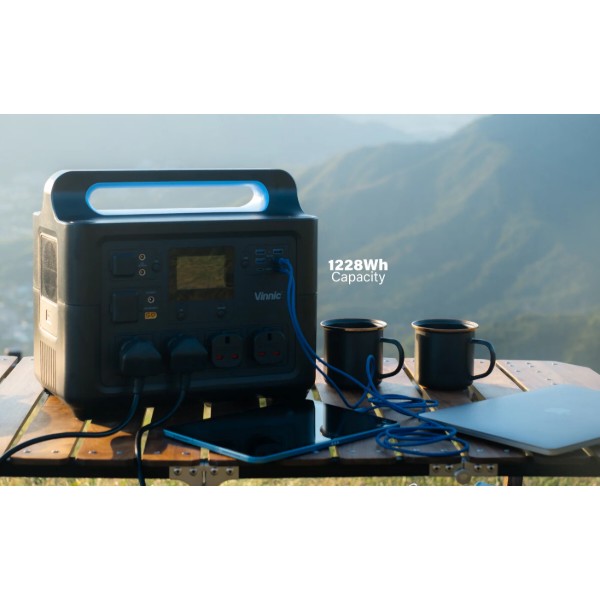 Фото - Зарядна станція універсальна Vinnic BATUR PRO Power Station PSB1000 Refurbished (PSB1000-1228wh-220-EUREF)