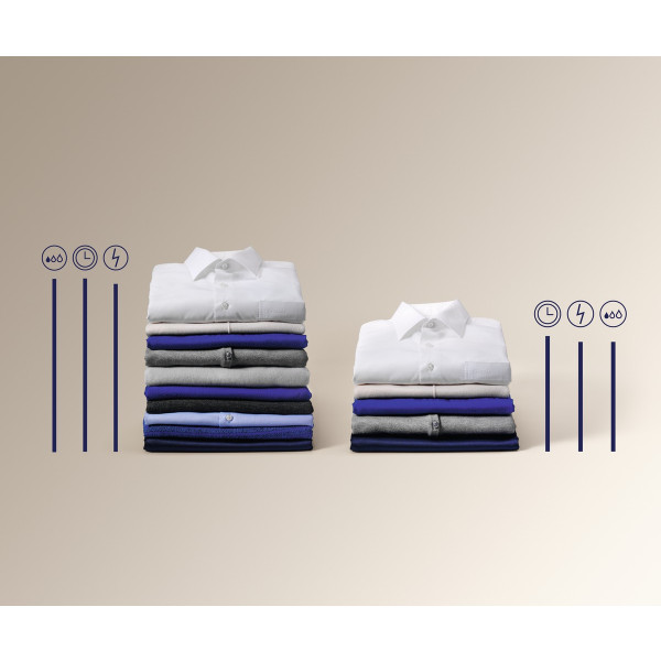 Фото - Комплект техніки Electrolux Пральна машина з фронтальним завантаженням + Сушильна машина + Комплект кріплень для встановлення в колону Electrolux EW6F3414UU + EW7D394U + E1WYHSK2