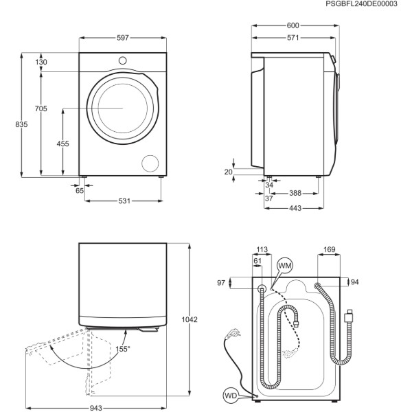 Фото - Уцінка - Прально-сушильна машина Electrolux EW7W4492U