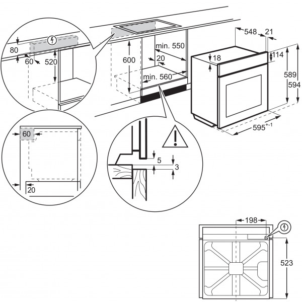 Фото - Духовой шкаф Electrolux EOC8P39WZ