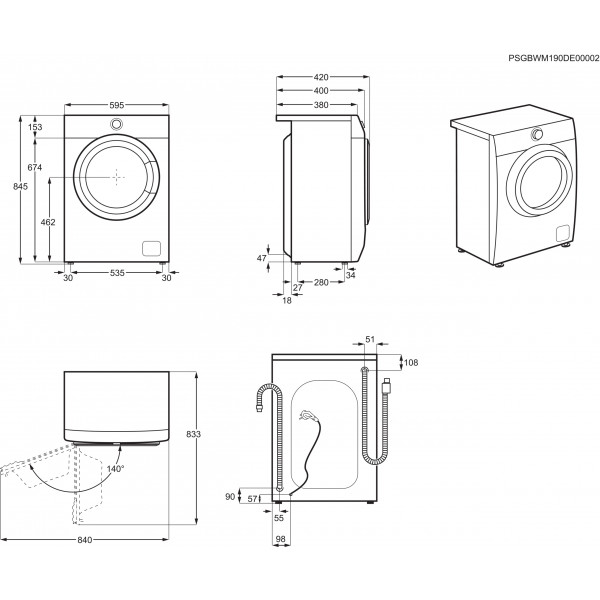 Фото - Пральна машина Electrolux EW6S426BUI
