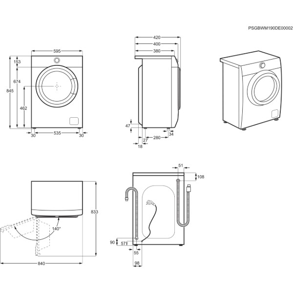 Фото - Пральна машина Electrolux EW6S404WU