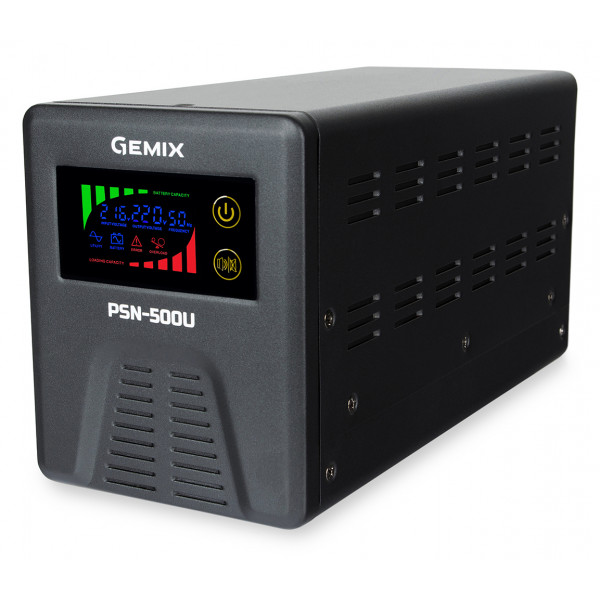 Фото - Источник бесперебойного питания Gemix PSN-500U Schuko