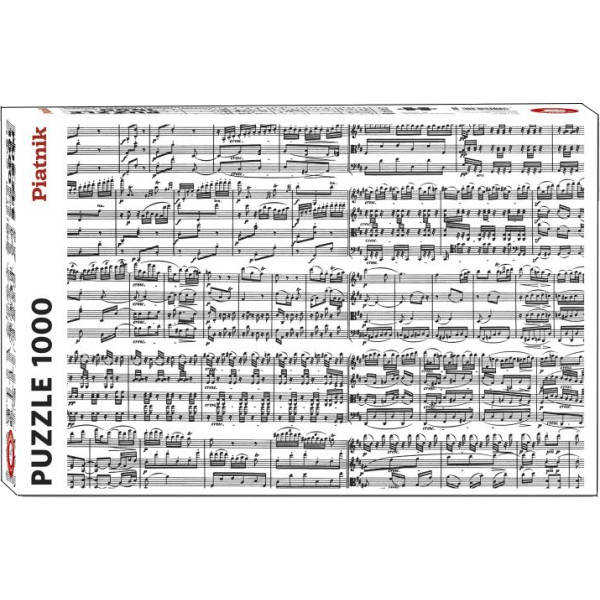 Фото - Пазлы (8+) Piatnik Музыкальные ноты 1000 эл. (PT-543449)